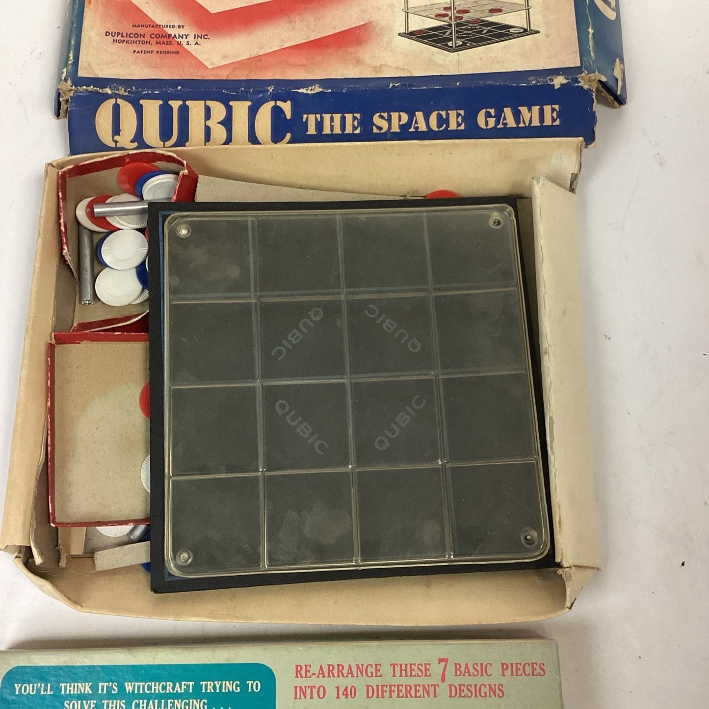 Vintage Qubic The Space Game And Voodoo Puzzle Game