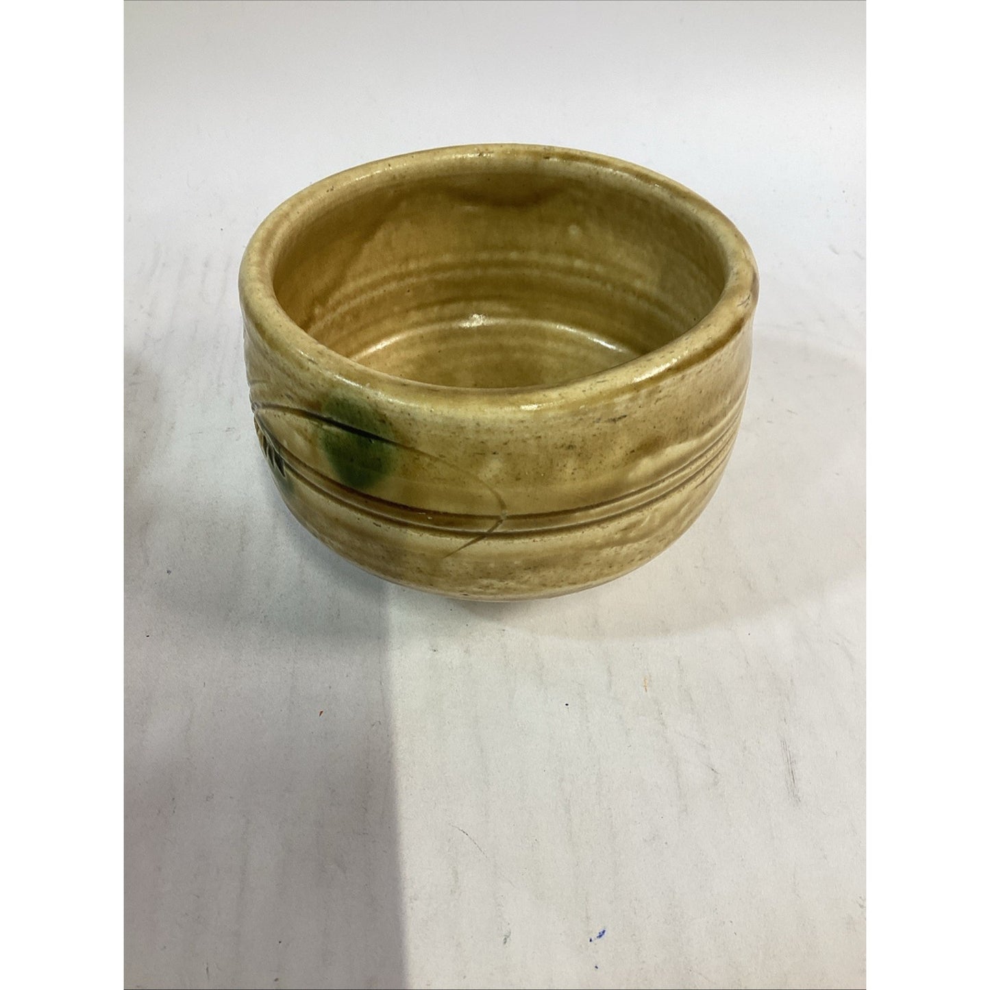 Lot Of 3 Hand Painted Decorative Pottery Soup Bowls - 3 3/8”Hx4.5”D