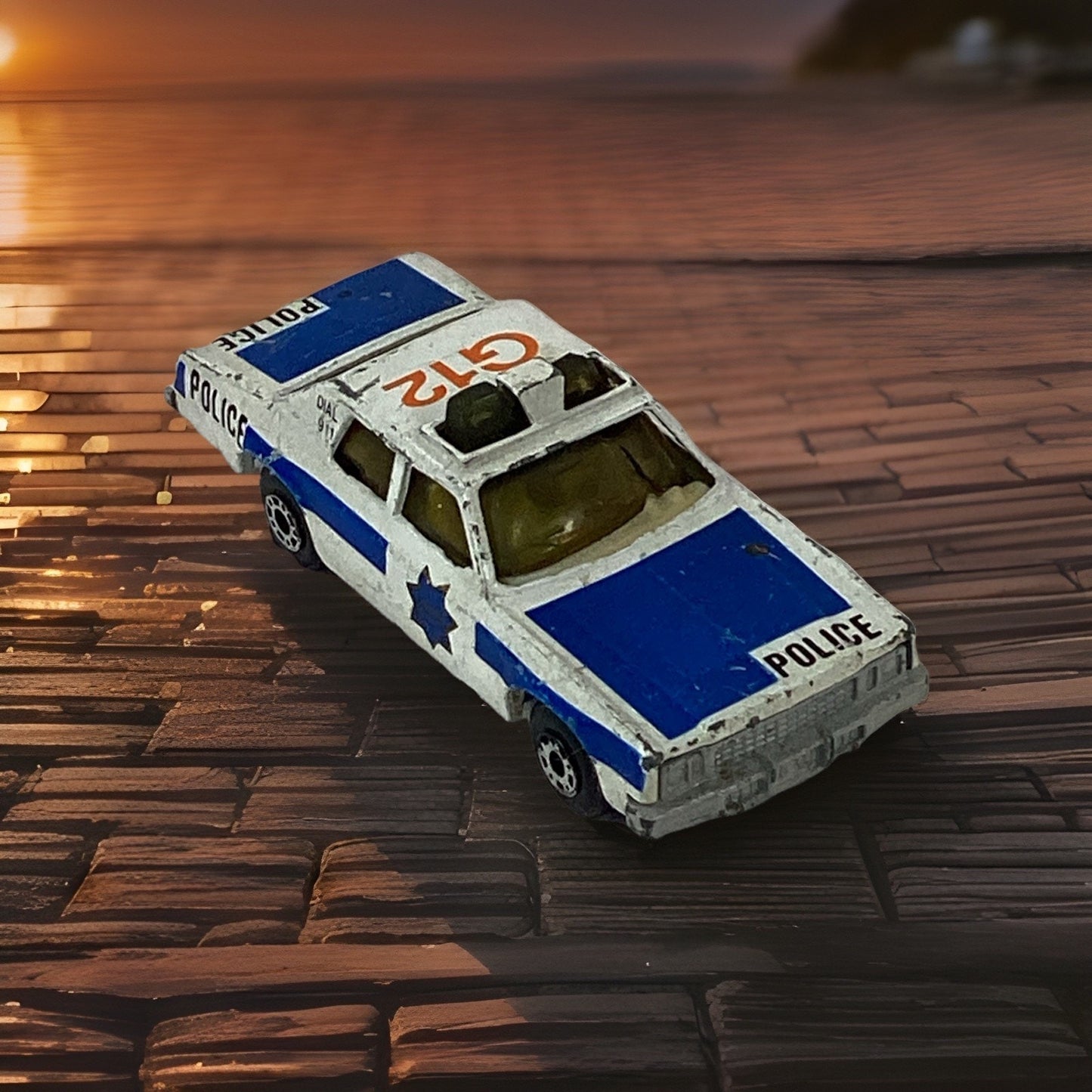 1979 Matchbox Superfast #10 Plymouth Gran Grand Fury Police G12 Vintage Police