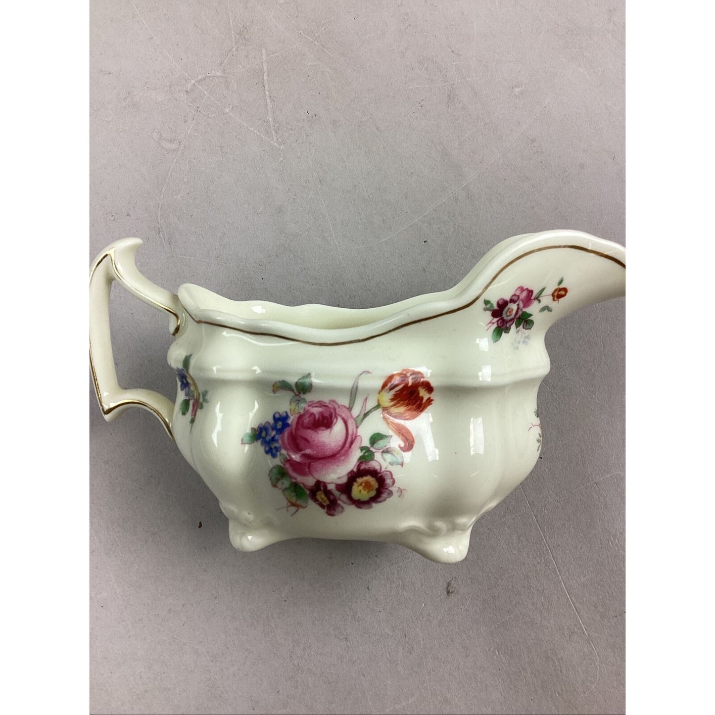 Vintage Royal Doulton Bone China ‘The Bristol’ Floral Creamer