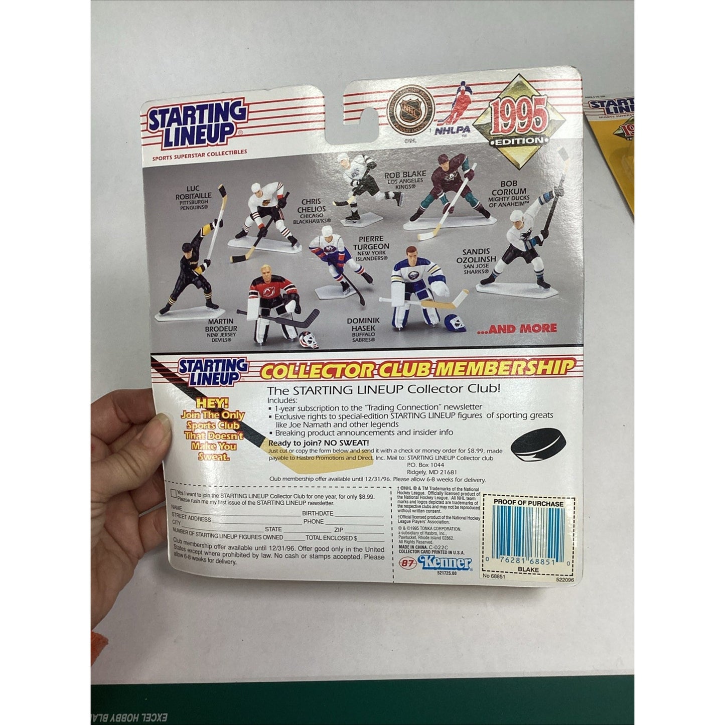 Lot Of 5 Starting Lineup 1995 Editions Hockey Player Figures - New