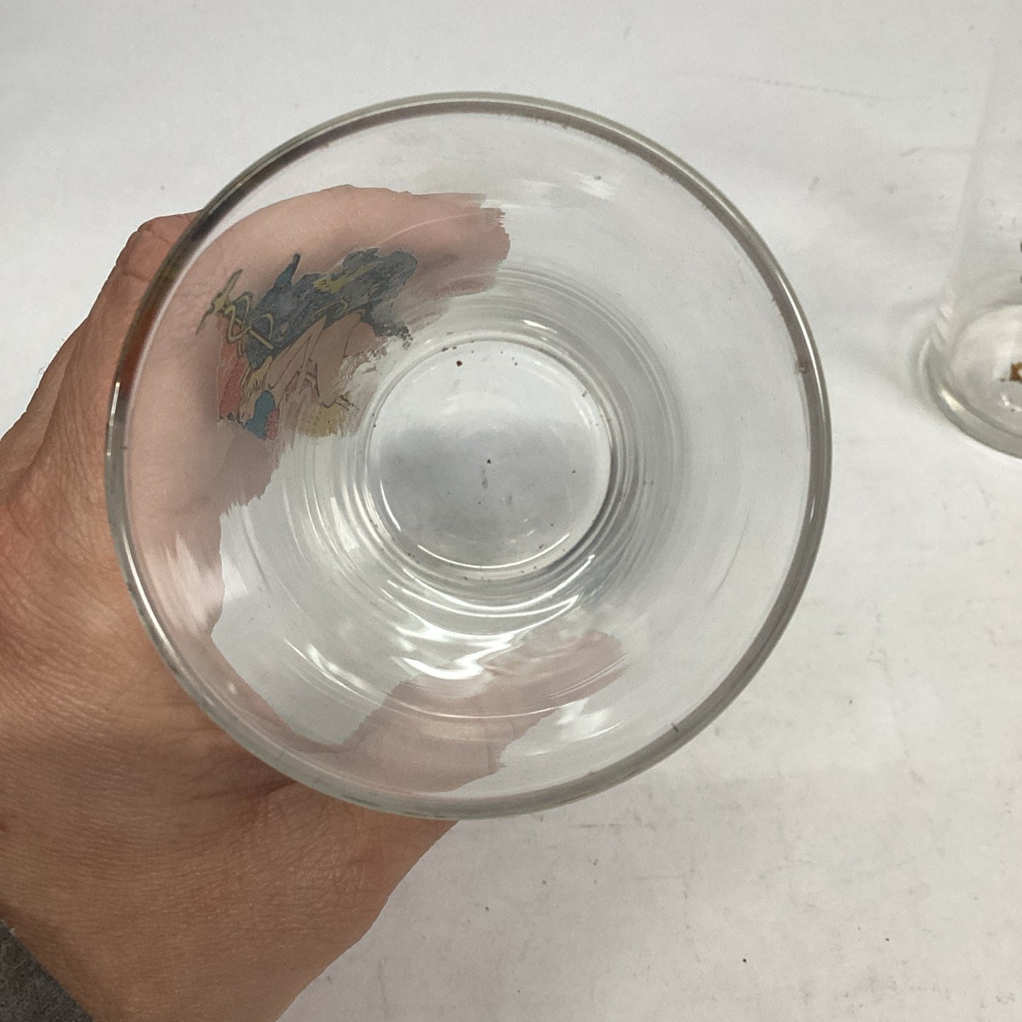 Set Of 3 1930’s/1940’s Novelty Pinup Girls Drinking Glasses