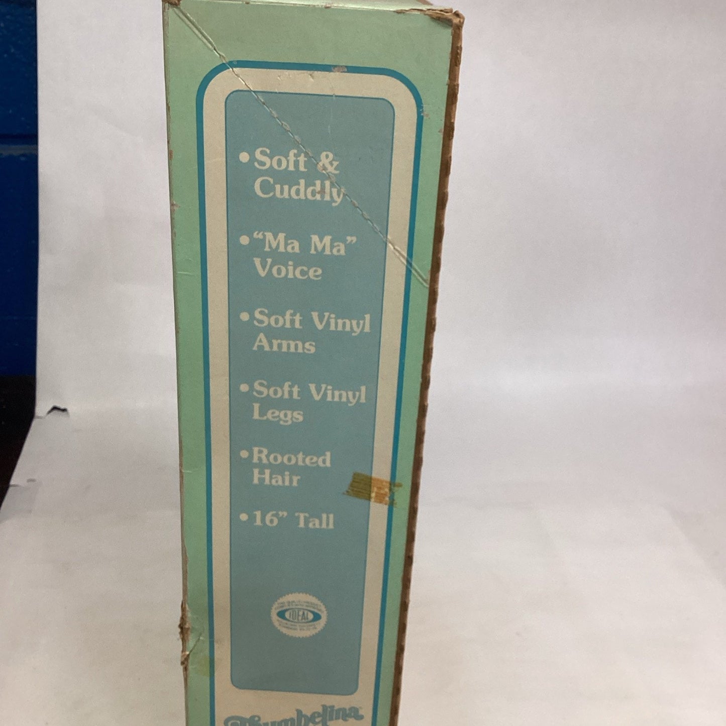 1982 - 16 inch Thumbelina Doll With Ma_Ma Voice - African American - NOS