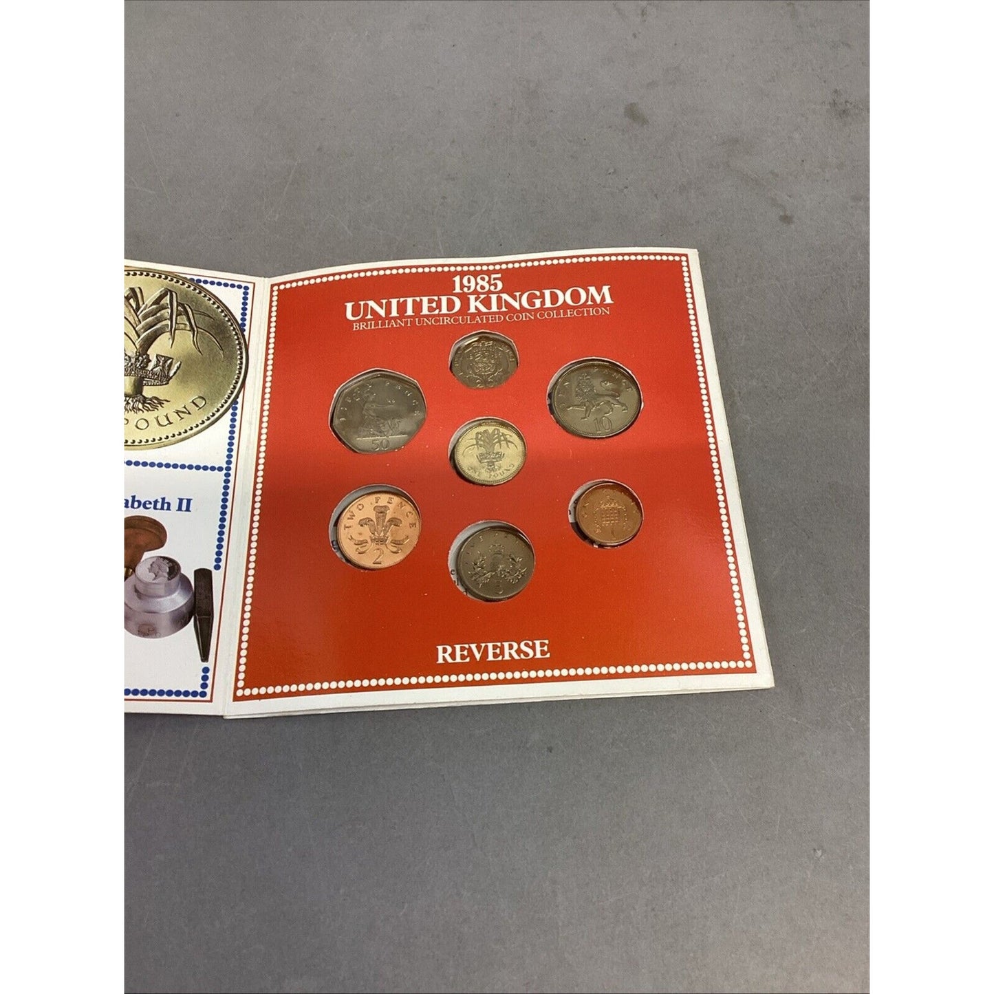 1985 Great Britain Royal Mint Brilliant Uncirculated Annual Coin Set