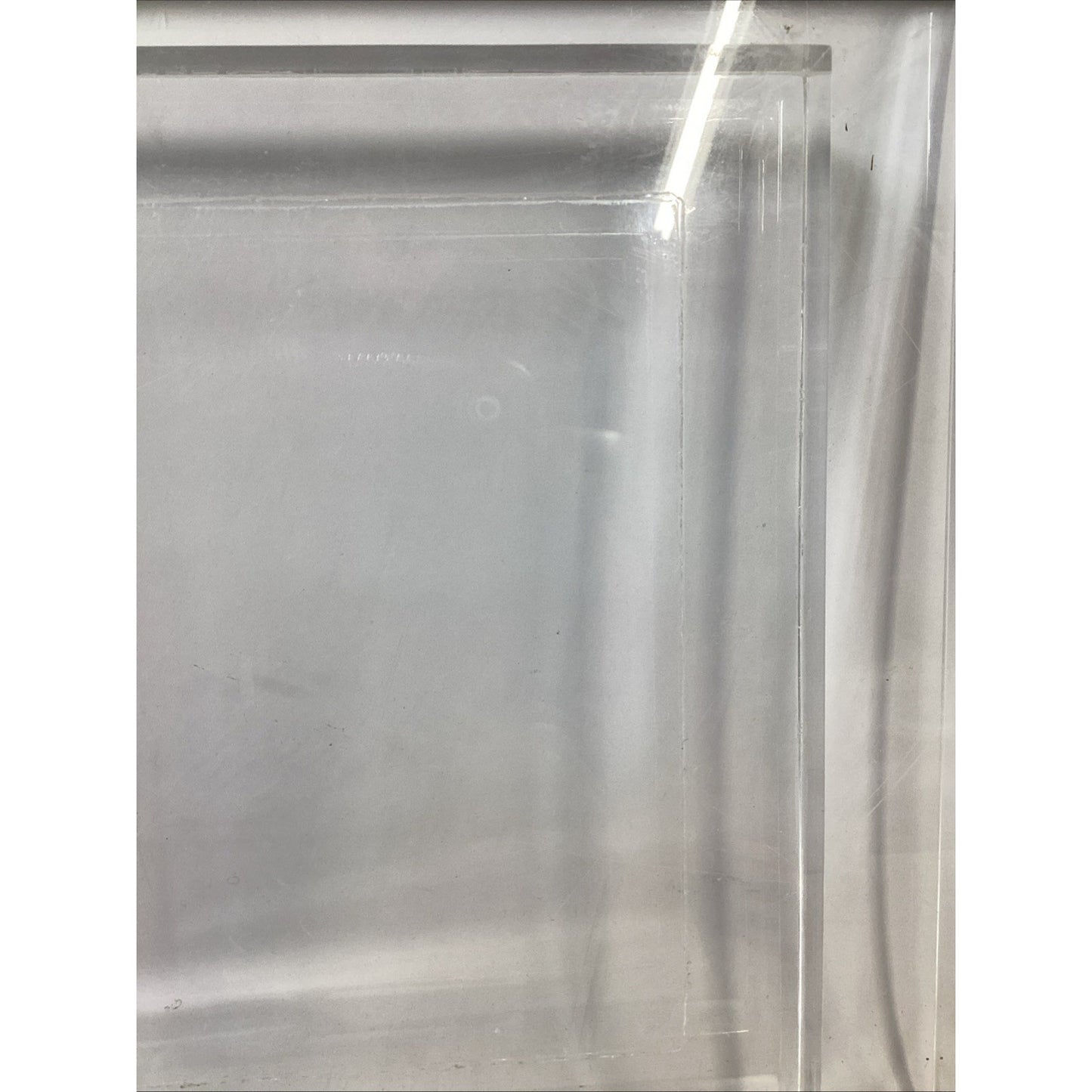 Clear Acrylic Heavy Display Stand - 2 Levels - 10x10x2.5”