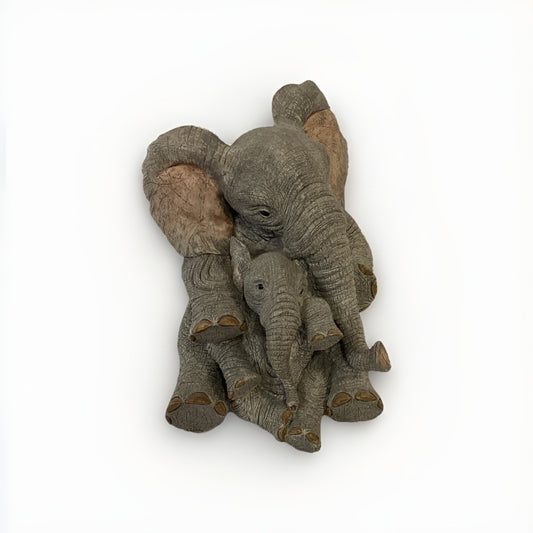 Tuskers Elephants 1994 Elsie and Marigold Hand Painted Figurine