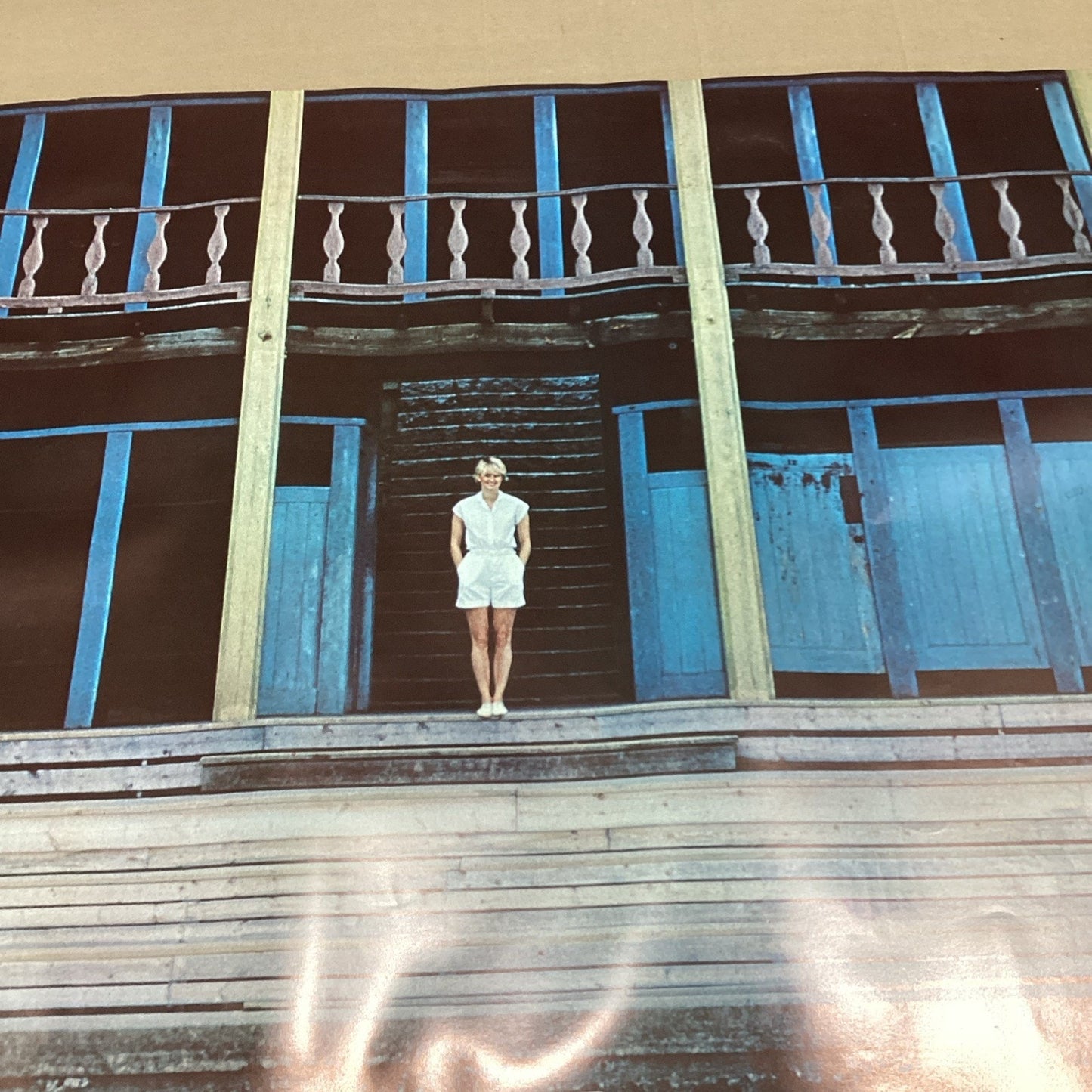 Vintage Marc O’Polo Woman In Front Of Building Poster - 39.5x27.5”