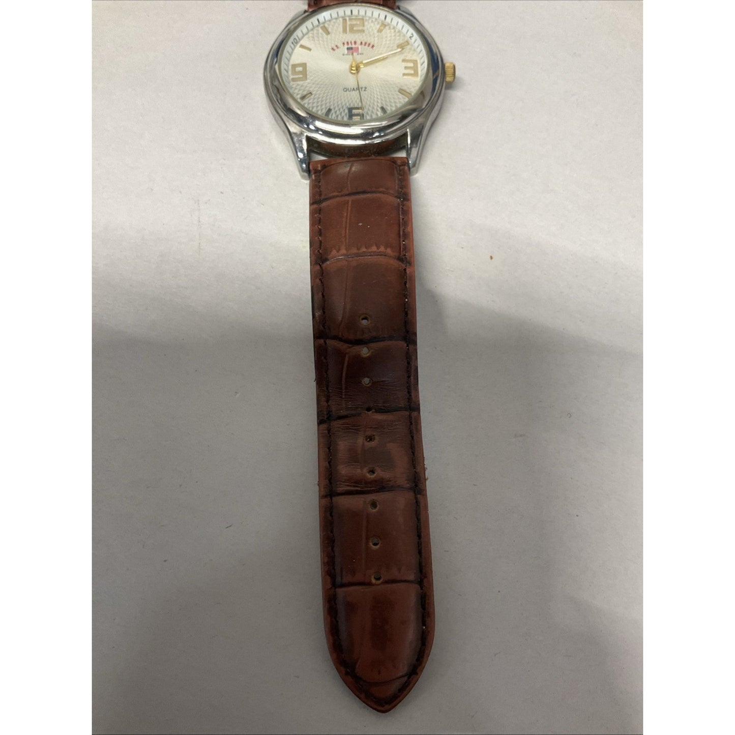 U.S. Polo Assn. Watch Brown Strap US5132