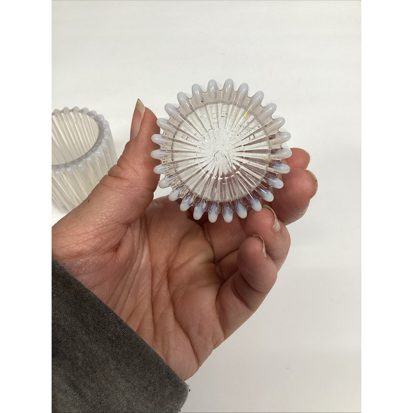 1889 EAPG Opalescent Toothpick Holders -BEATTY RIB Pattern by Beatty & Sons (4)