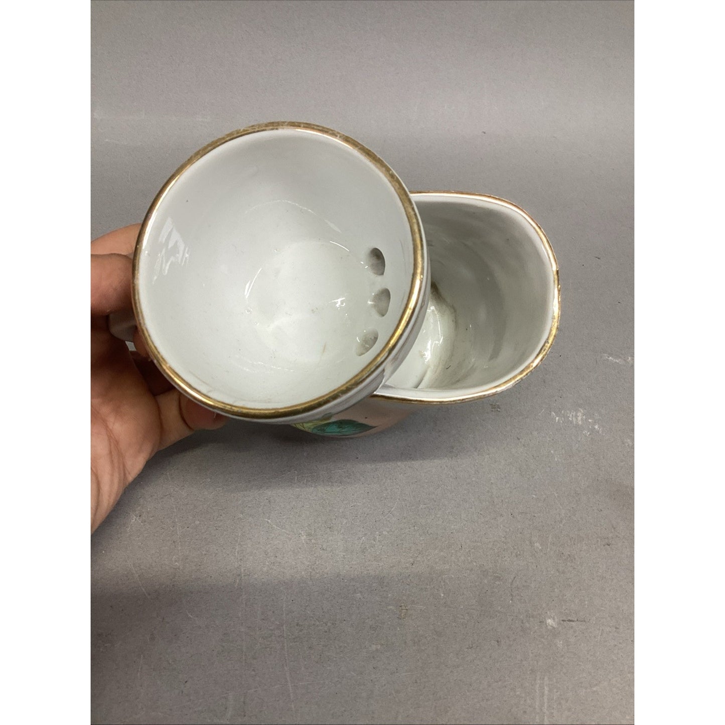 Vintage Union Old Fashioned Luxury Shaving Mug Pat. Sept 20, 1870