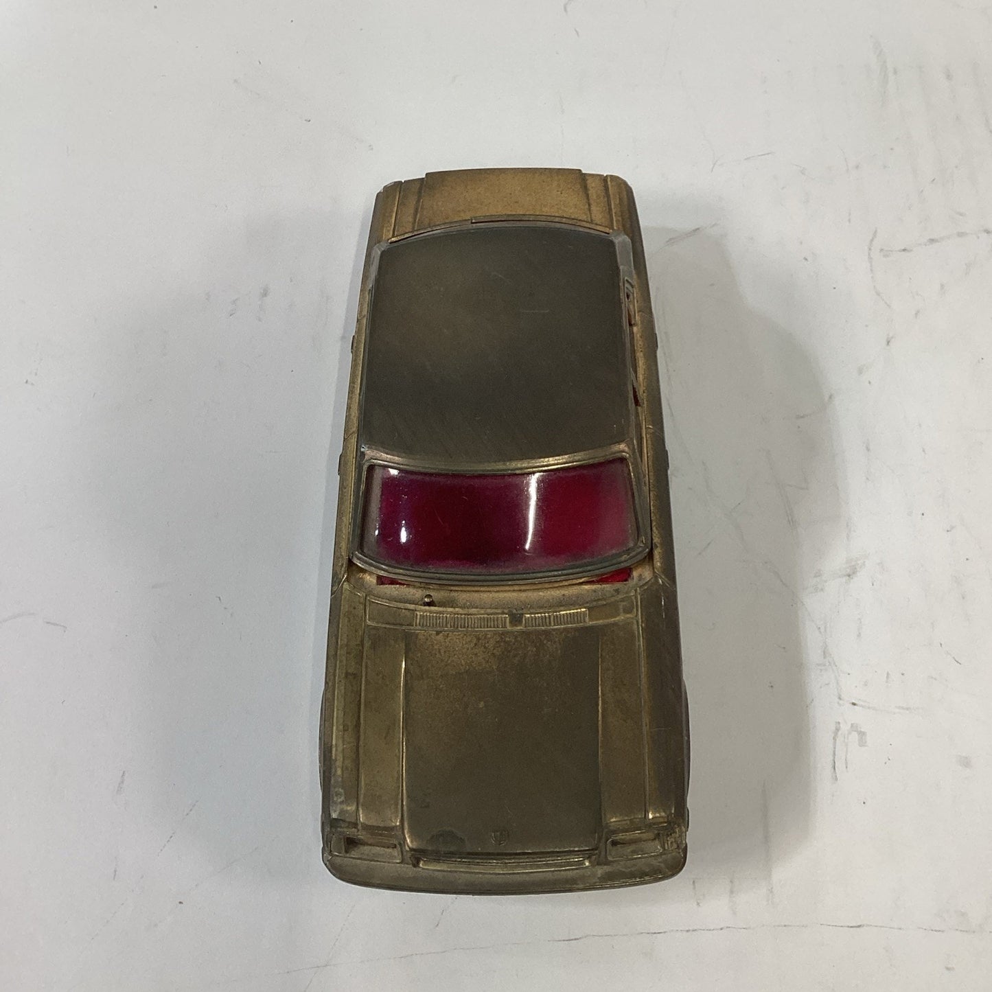 Vintage Toyota Century Brass Cigarette Case with Music Box