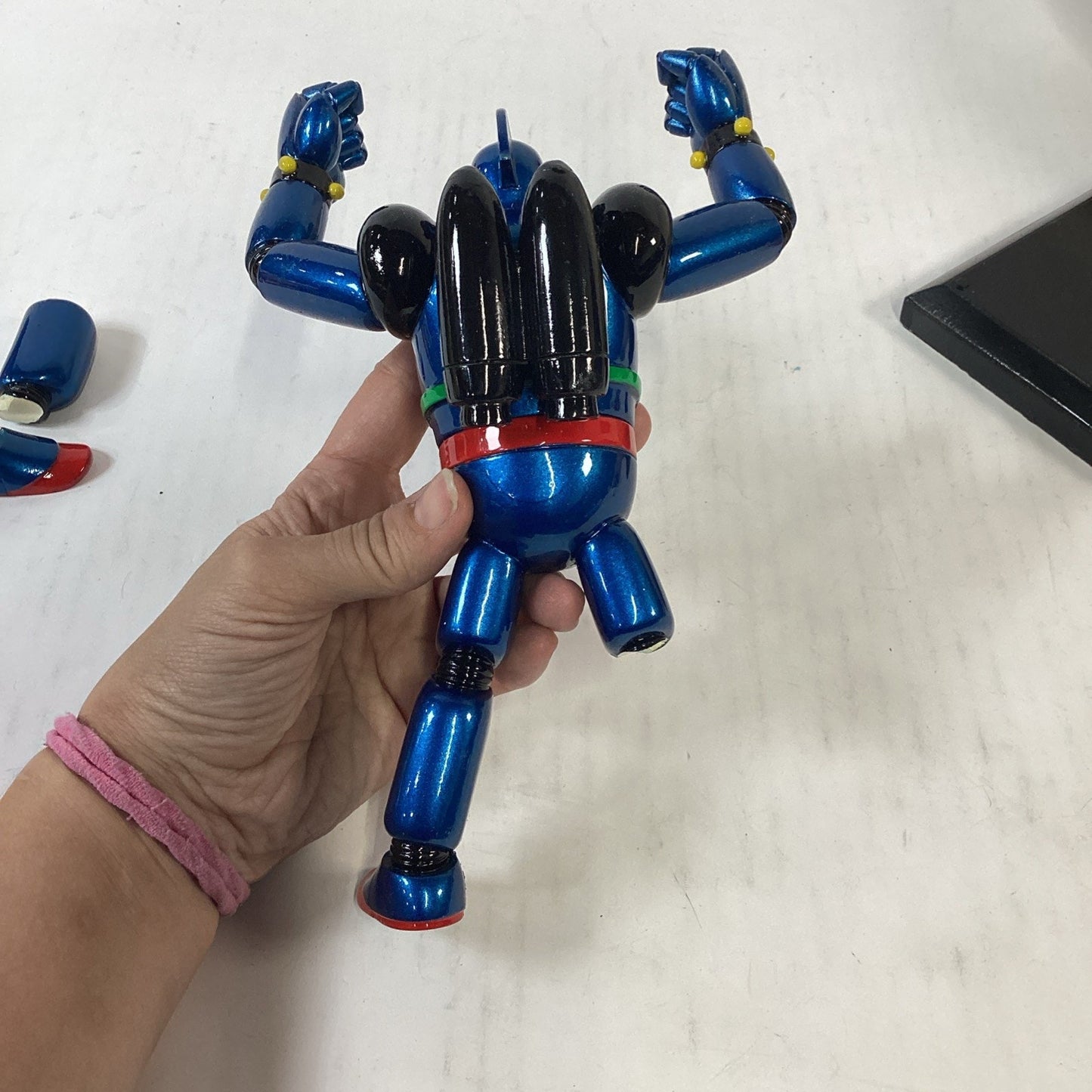 Gigantor Robot Figure Statue on Display Base - NOS - Damaged Leg/Foot