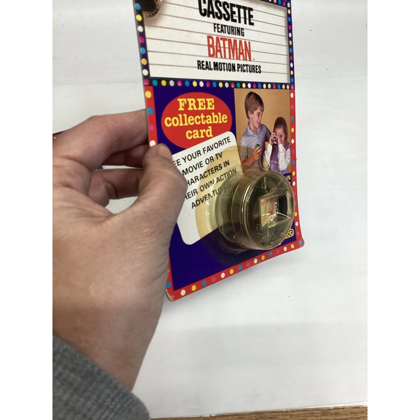 1984 Galoob Sneak Previews Cassette Superman & Batman Real Motion Pictures NOS