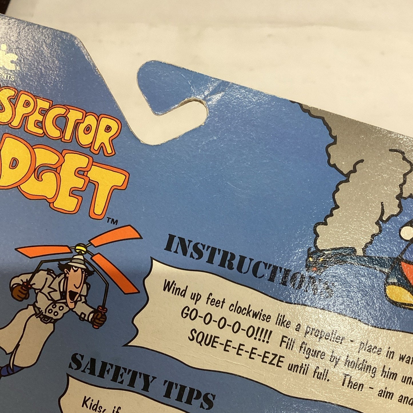 1992 Tiger Toys Inspector Gadget - Go Go Gadget Water Pistol