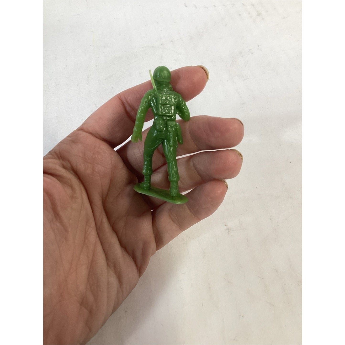 5 Vintage MPC Toy Soldier Green Russian WWII Army Men
