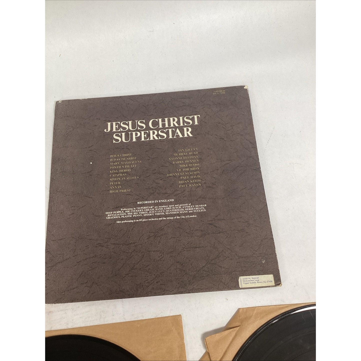 Jesus Christ Superstar Double LP Vinyl Record Album
