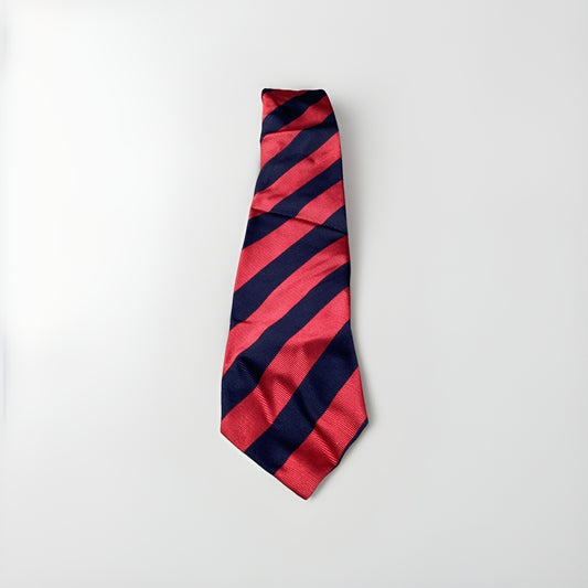 Martha’s Vineyard - Vineyard Vines Men's 100% Silk Red Blue Striped Neck Tie