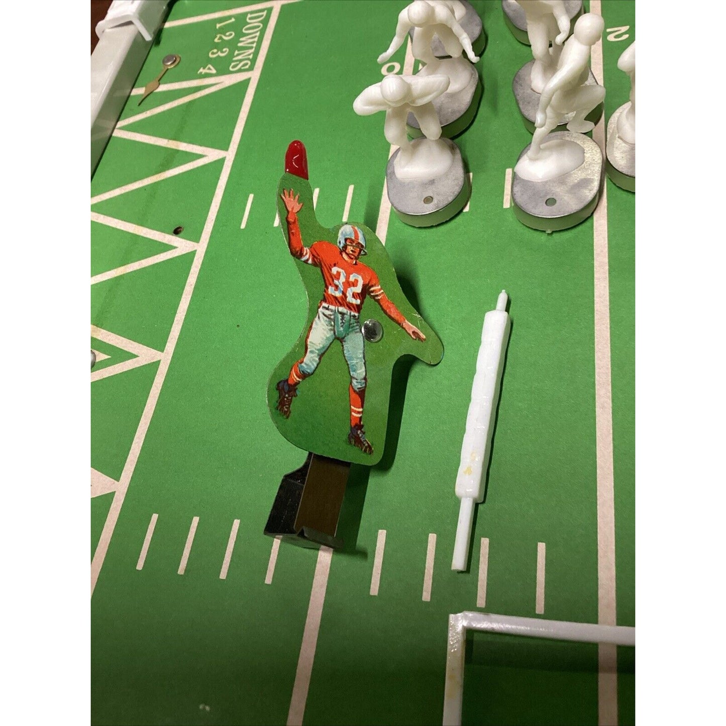 Vintage Gotham Pro Action Electric Football Game Field Players - Tested/Works