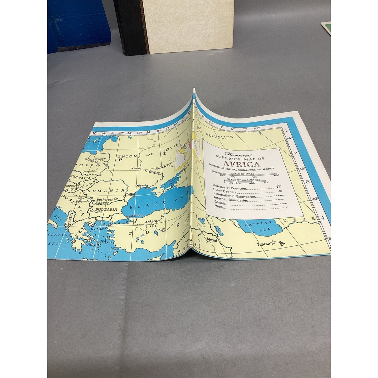 Hammond Deluxe Map Library - US, The World, South America, Asia, Europe, Canada