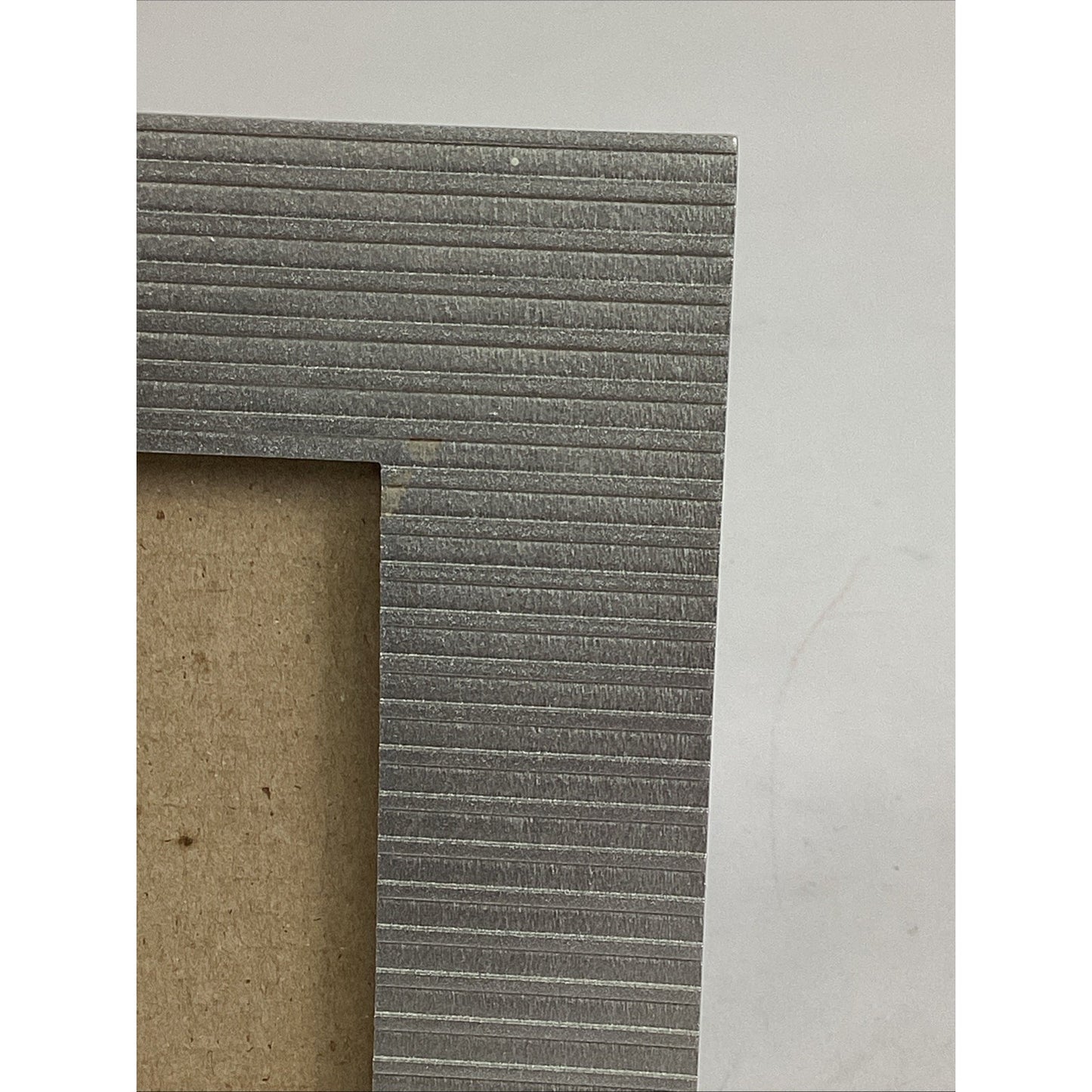 Silver Stripe Picture Frame -5.5x4.5”