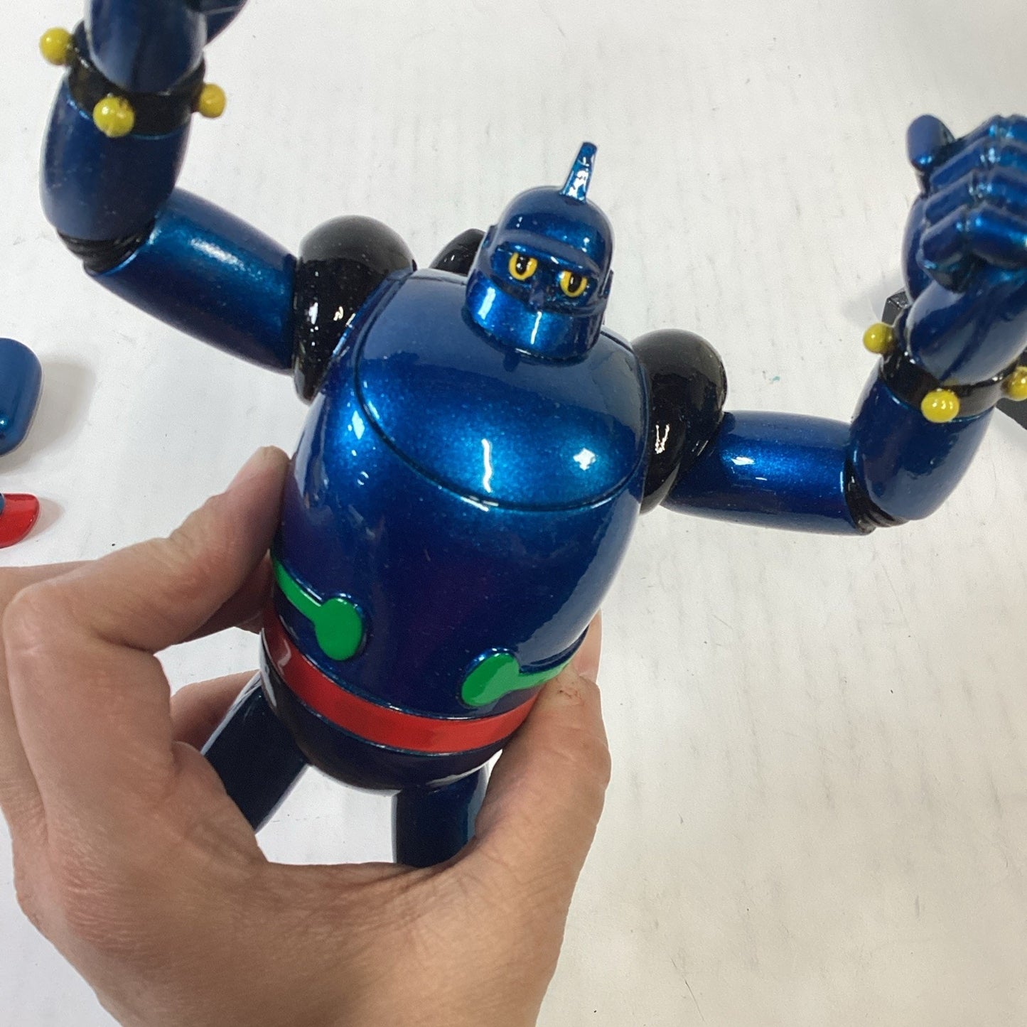 Gigantor Robot Figure Statue on Display Base - NOS - Damaged Leg/Foot