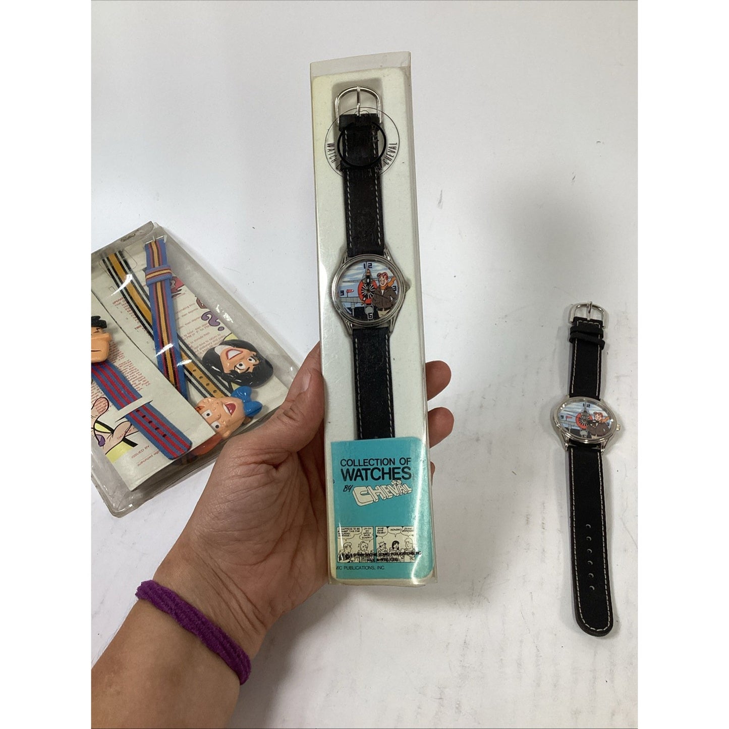 1989 Cheval Archie Digital Watch Set & Lot Of 2 Archie Watches