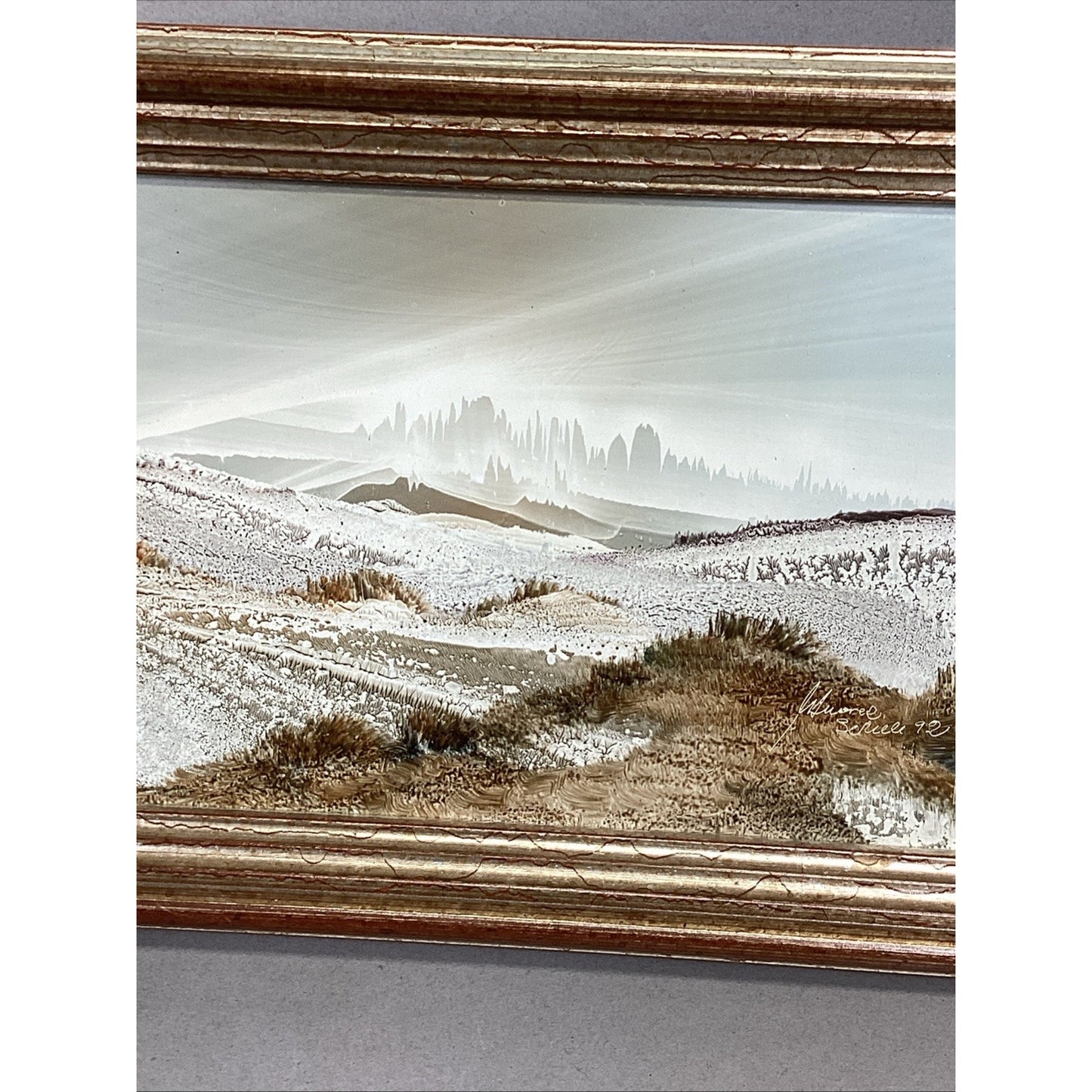 Set Of 2 Landscape Pictures - Signed By Schiele - 1992