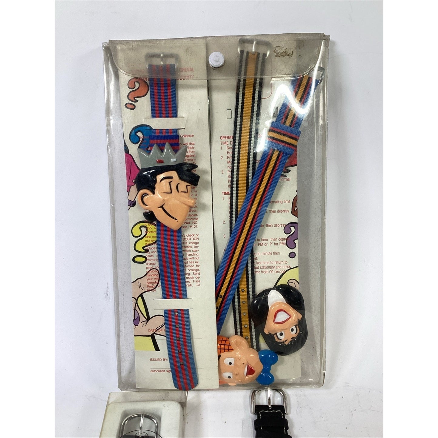 1989 Cheval Archie Digital Watch Set & Lot Of 2 Archie Watches