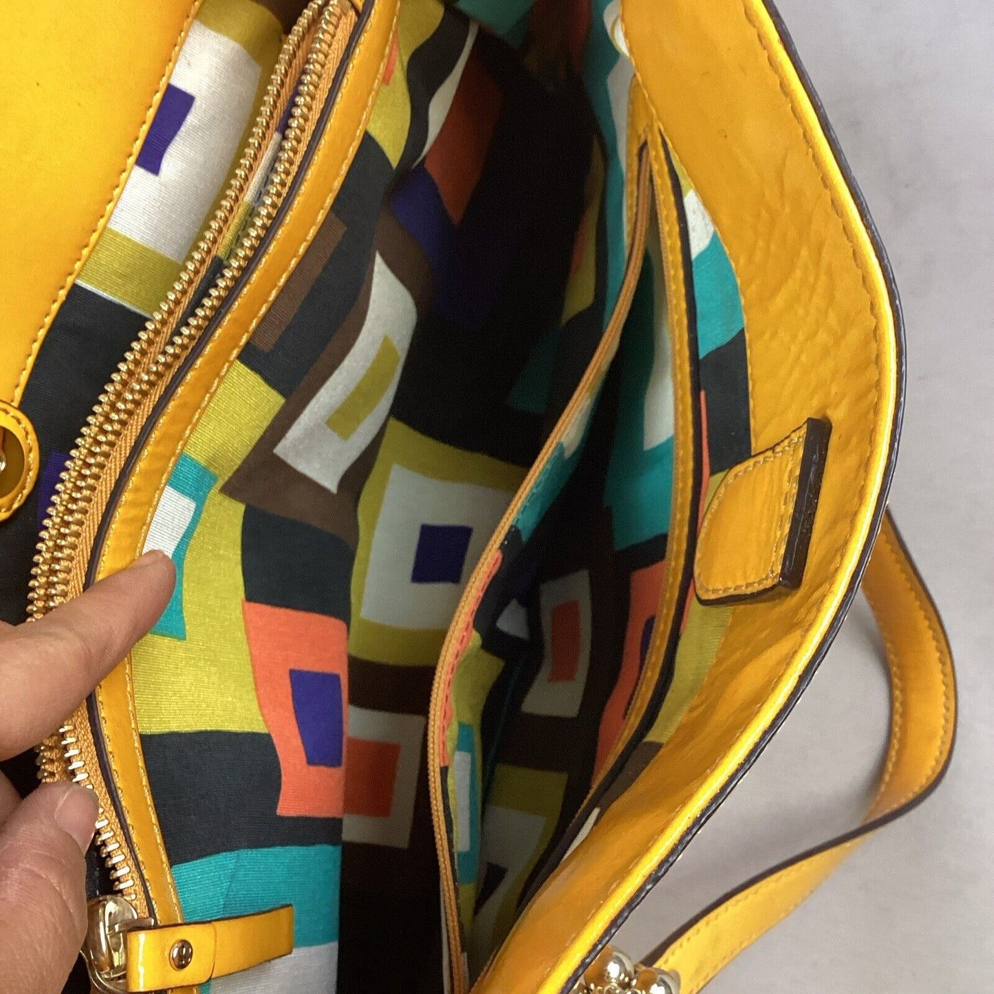 Kate Spade Mustard Yellow Hand Bag Purse