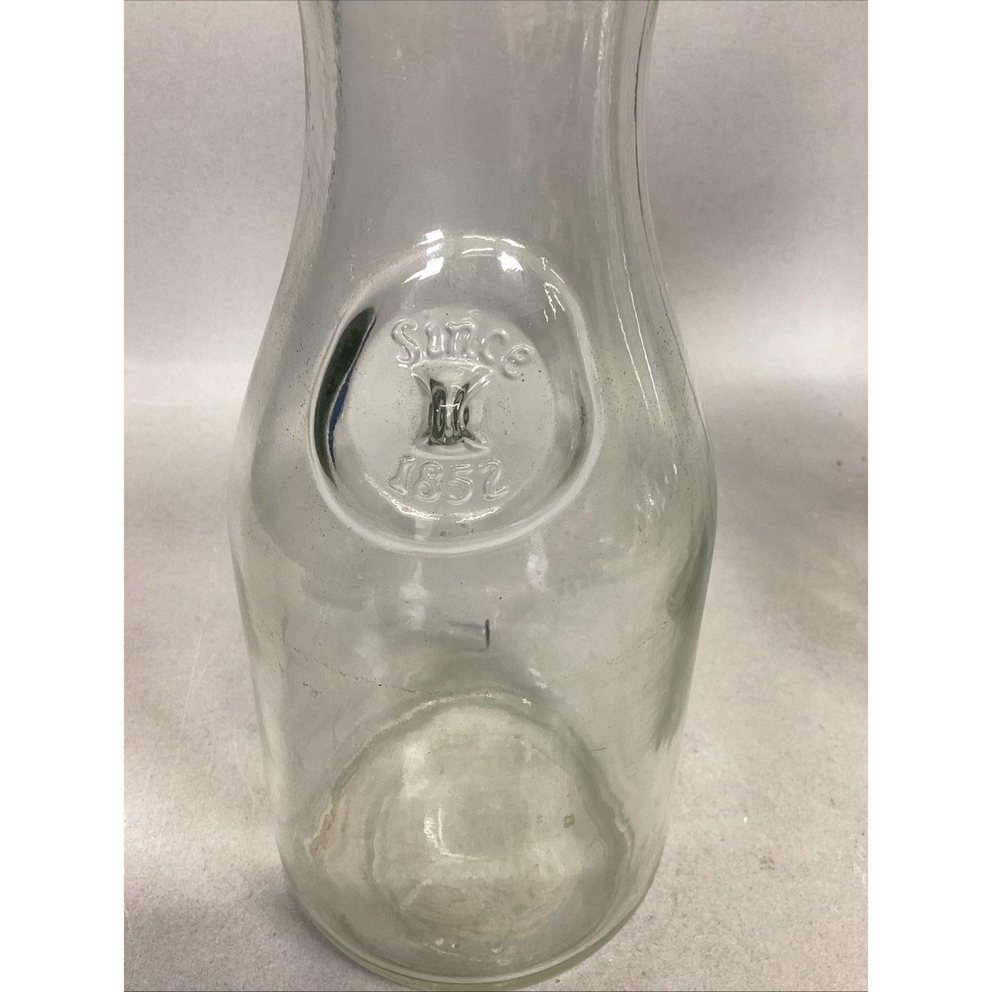 Set Of 2 Paul Masson Glass Carafe Wine Bottles - Since 1852