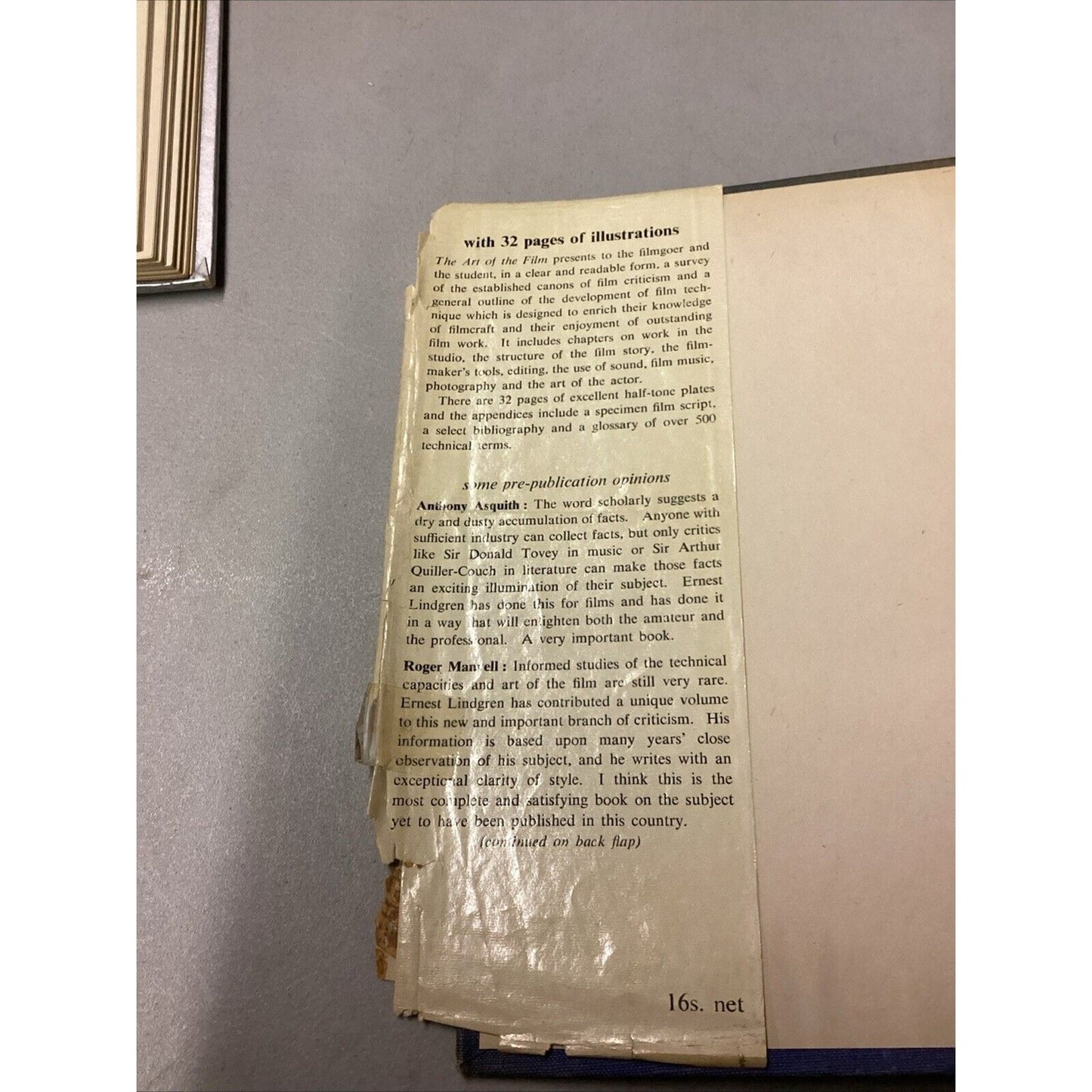 The Art Of The Film (Signed in 1948) Hardcover Book