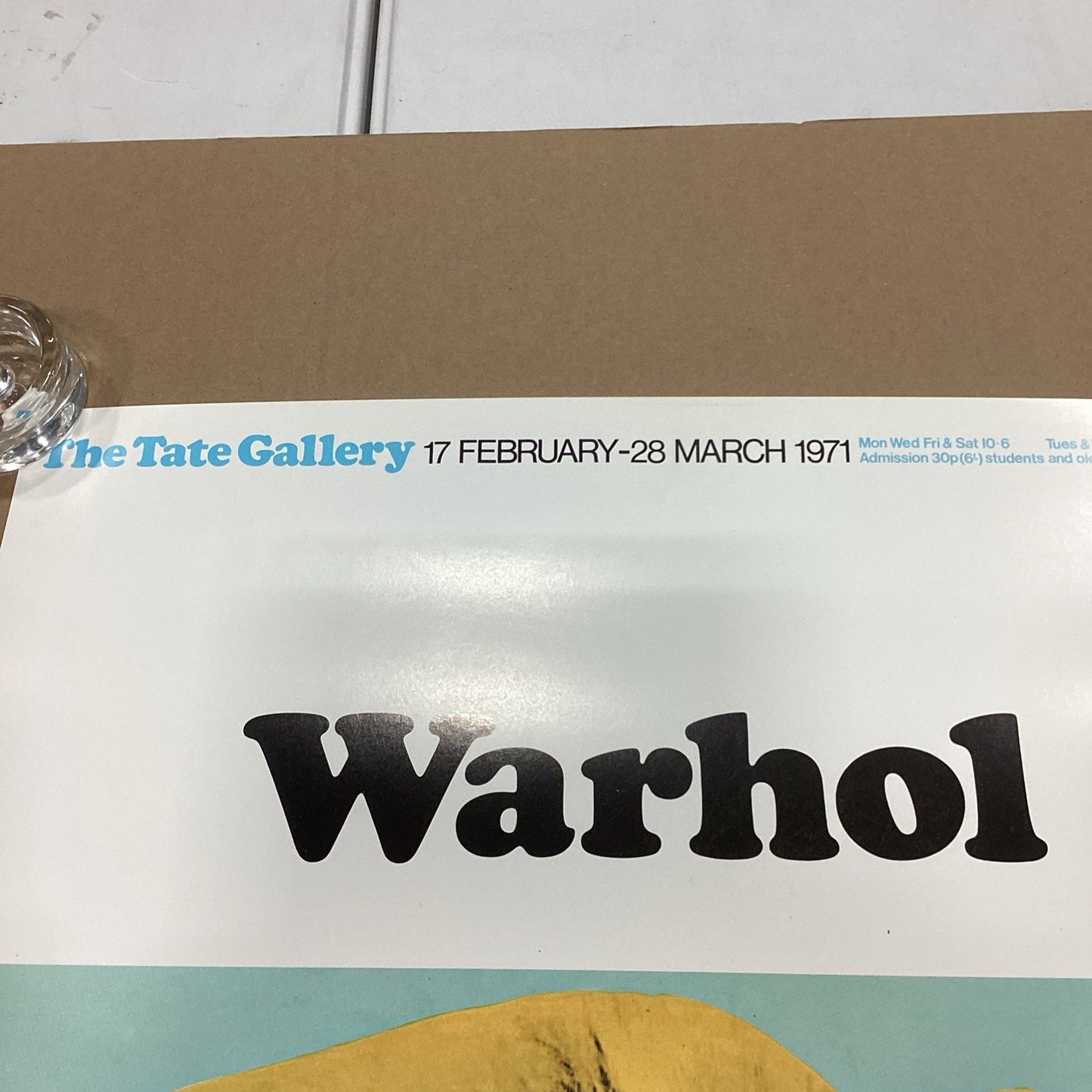 Andy Warhol Tate Gallery Marilyn Monroe Poster Art Print - 30x20” Misprint