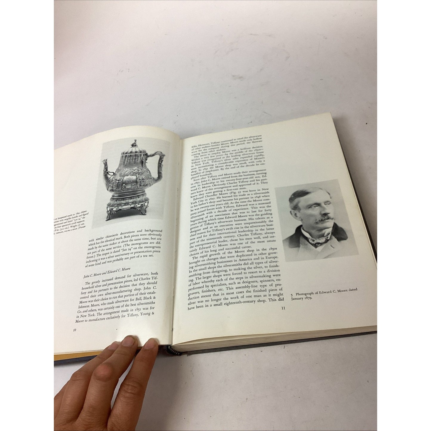 Tiffany Silver Hardcover Book - 1978 - By Charles H. Carpenter & Mary Carpenter