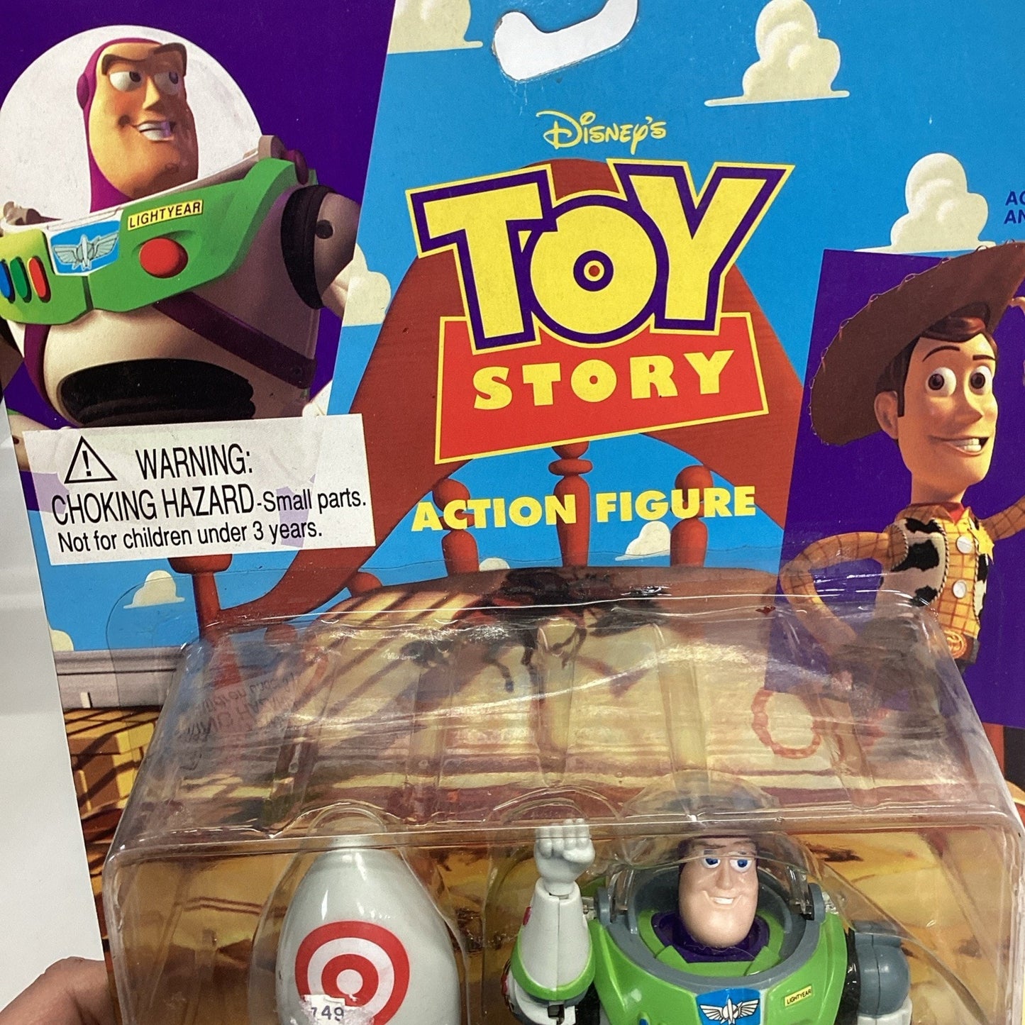 Disney Toy Story Buzz Lightyear Boxer with Swinging Fist New Factory Sealed 1995