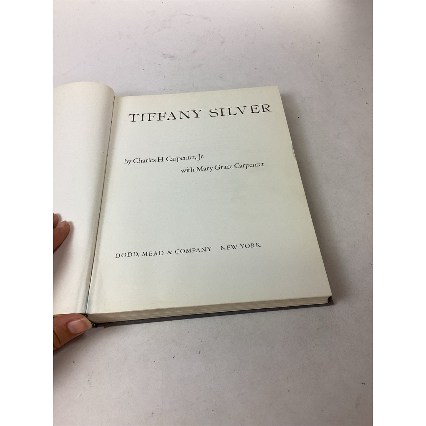 Tiffany Silver Hardcover Book - 1978 - By Charles H. Carpenter & Mary Carpenter