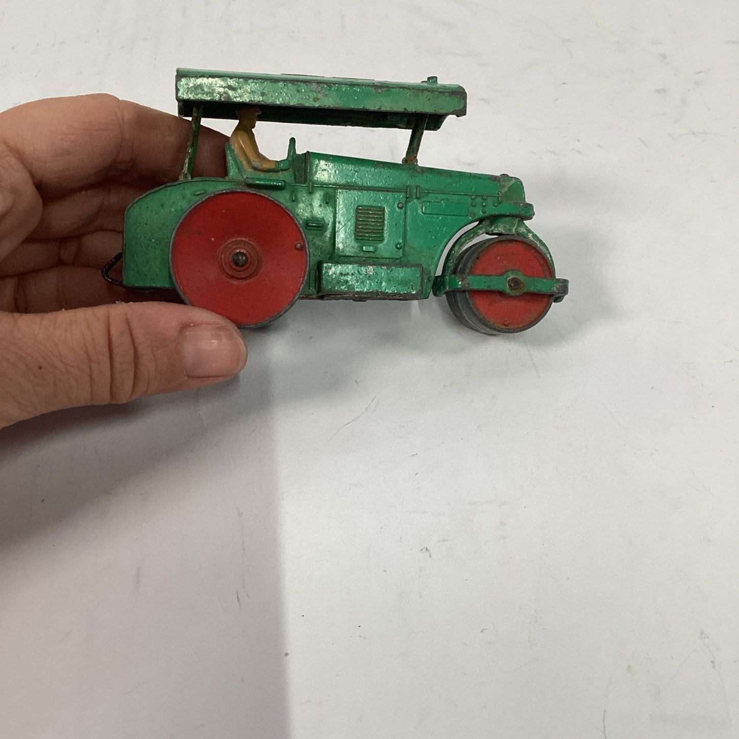 Vintage Dinky Meccano Green Aveling Barford Diesel Roller #279 1950's
