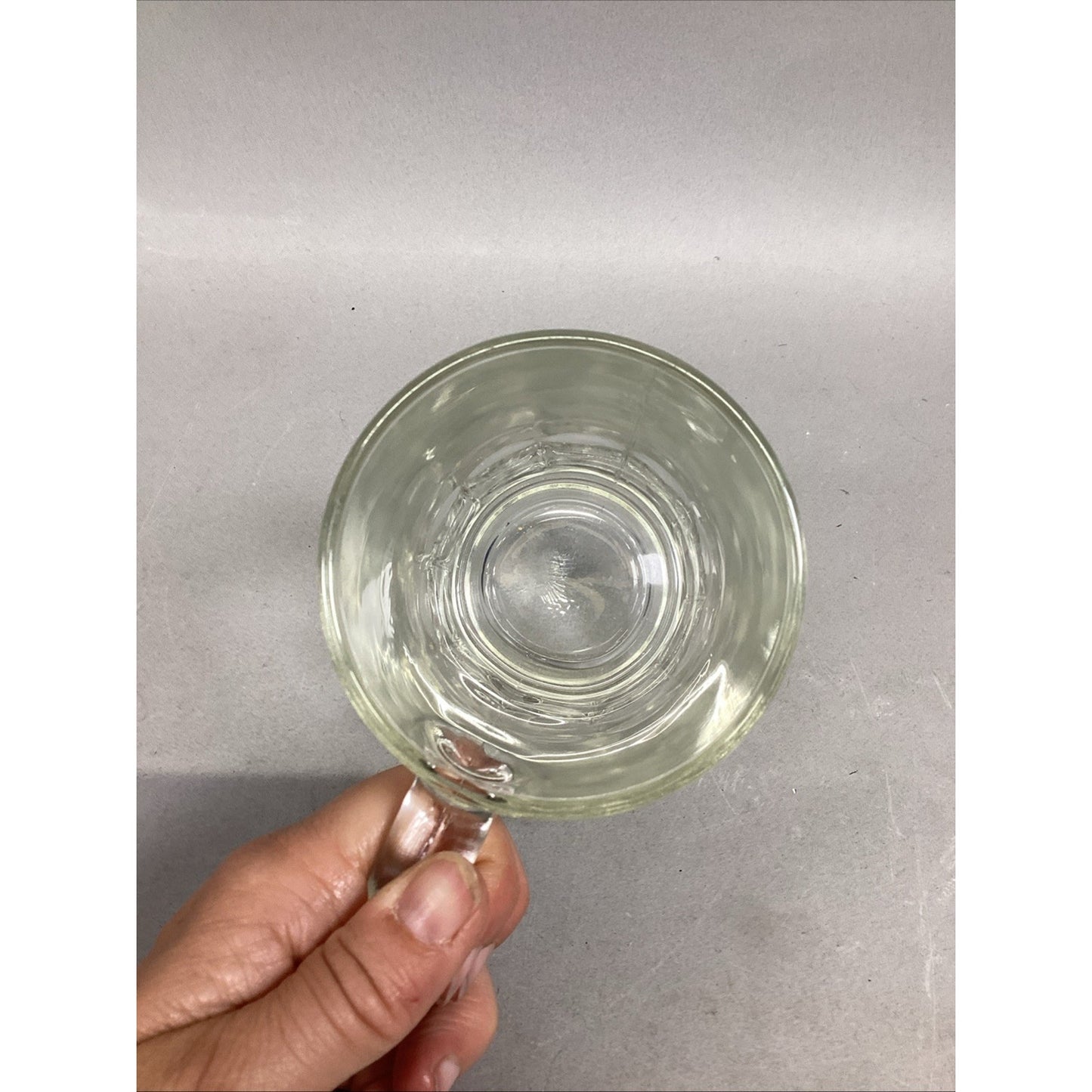 1 Vintage Glass Beer Mug With 5 Shot Glasses