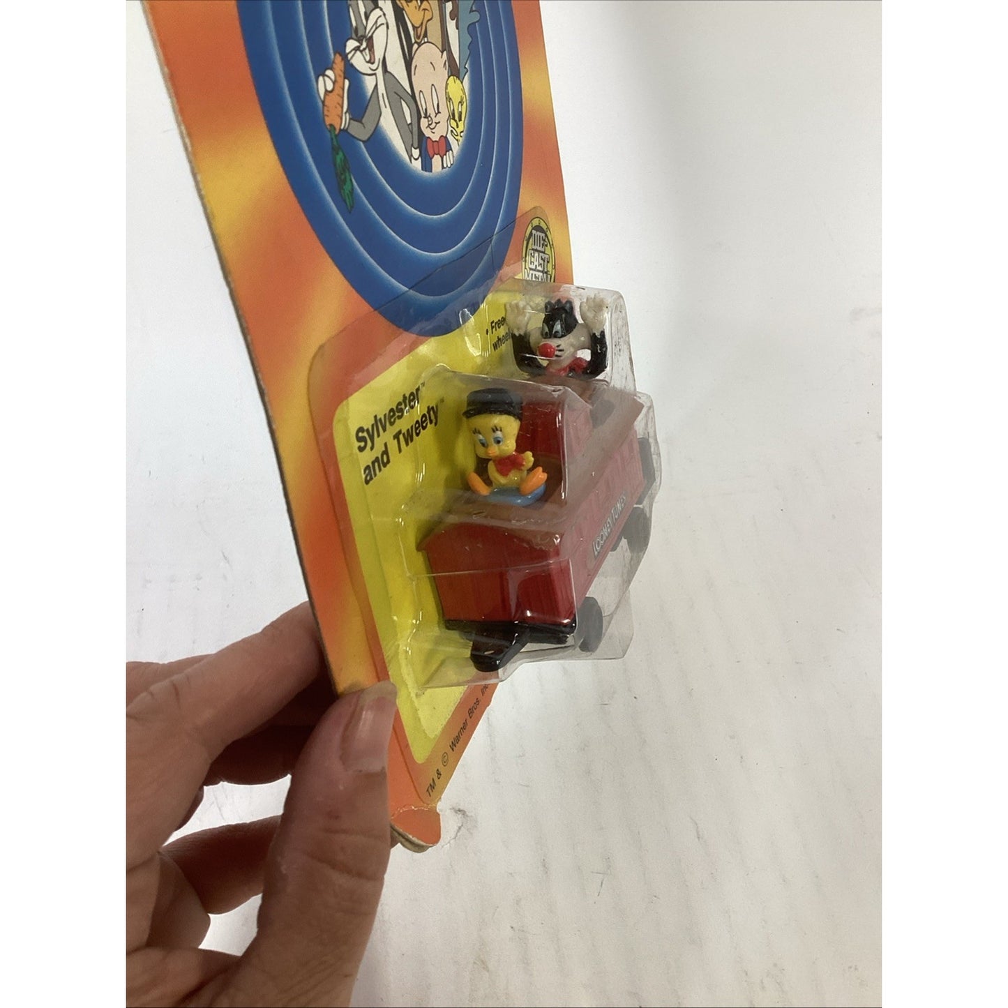 Vintage 1989 Lot of 3 NOS ERTL Looney Tunes Metal Characters/Vehicles