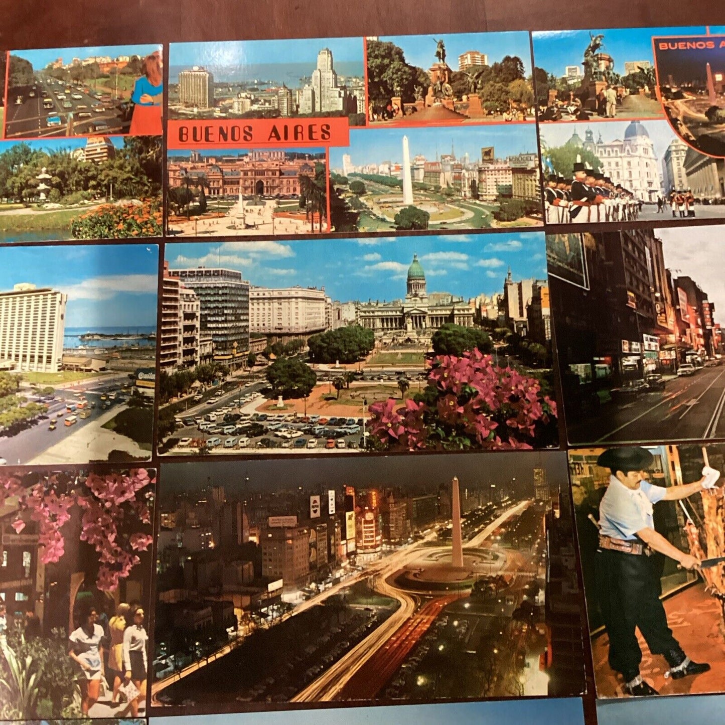 Vintage Lot Of 14 Buenos Aires Argentina Post Cards