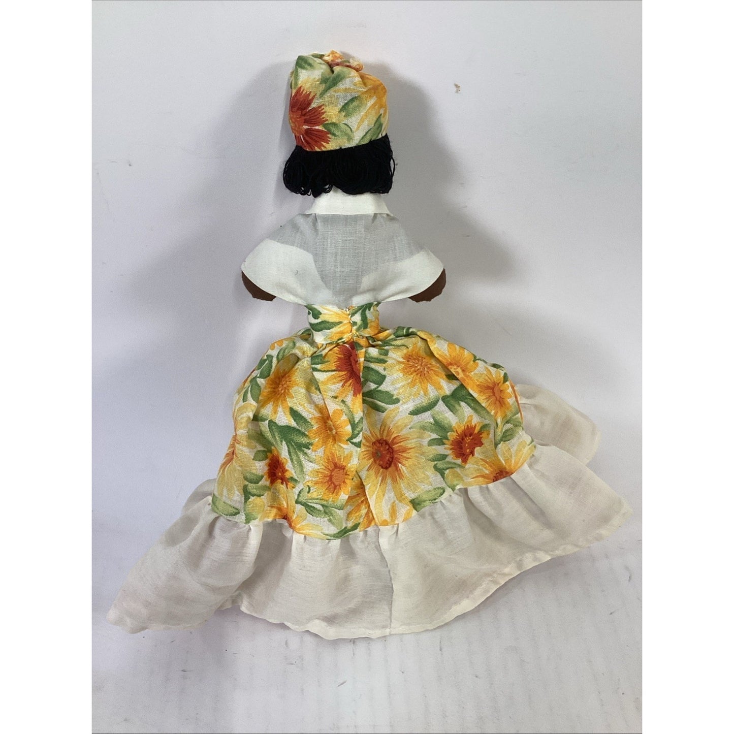 Topsy Turvy Two Sided Ethnic Cultural Doll 11” Dress Flips Handmade Caribbean
