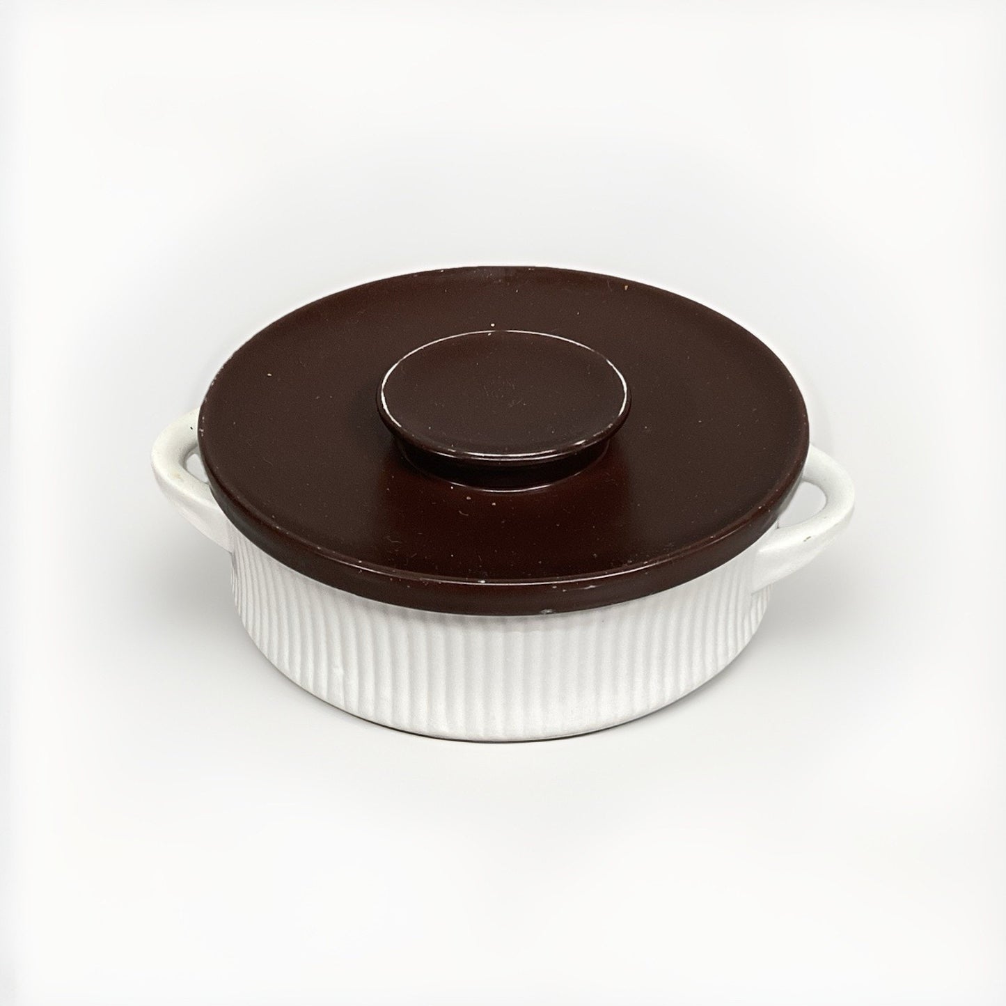 Vintage Thomas Flammfest Oven Casserole Dish with Brown Lid - Made In Germany