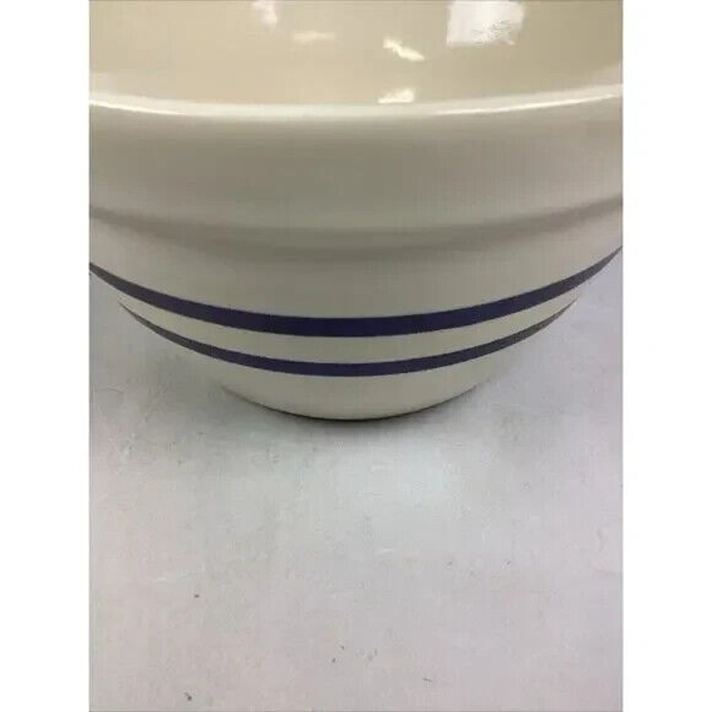 Set of 2 - Ohio Stoneware & Martinez Pottery Heritage Blue Stripe Stoneware