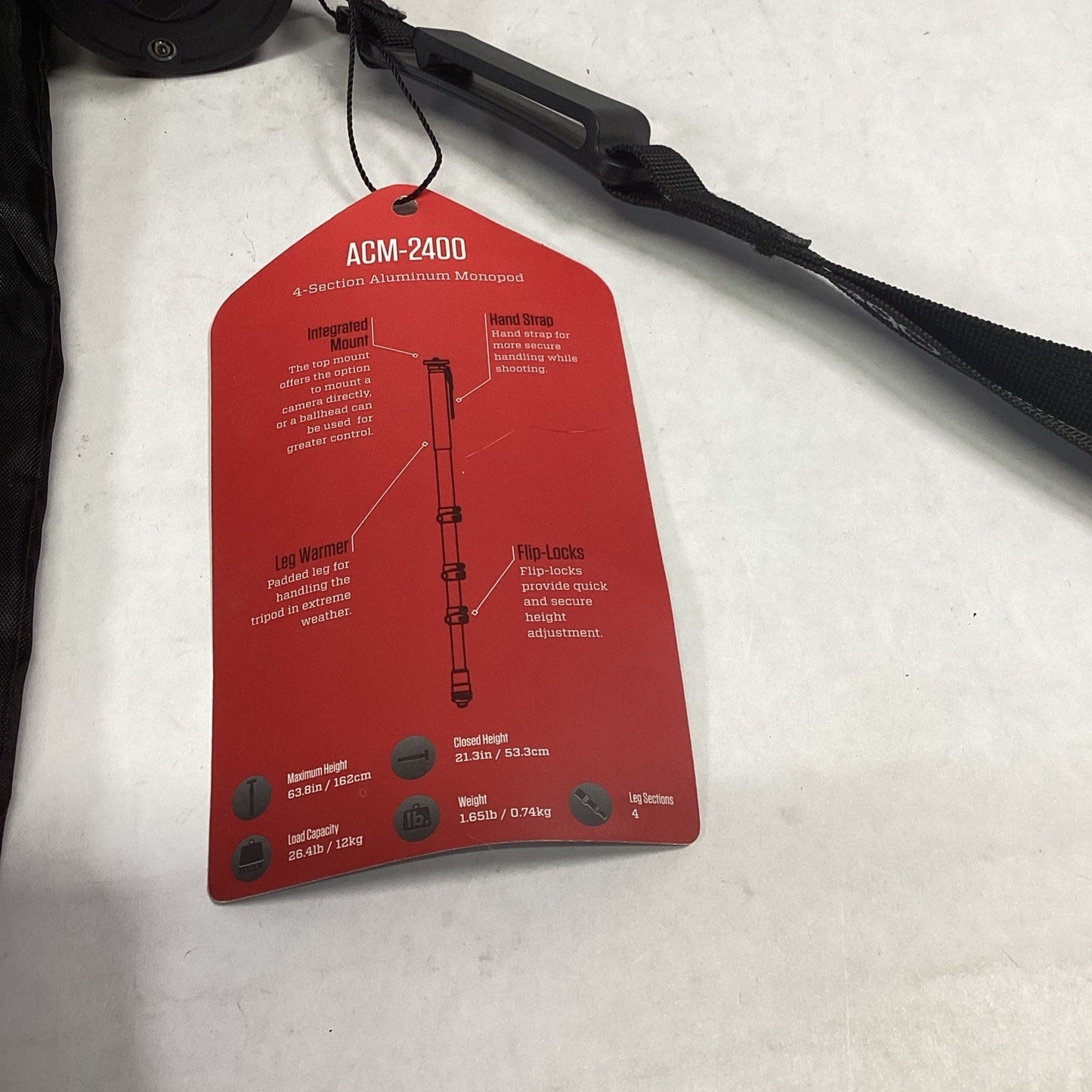 4-Section Aluminum Monopod ACM-2400 - New