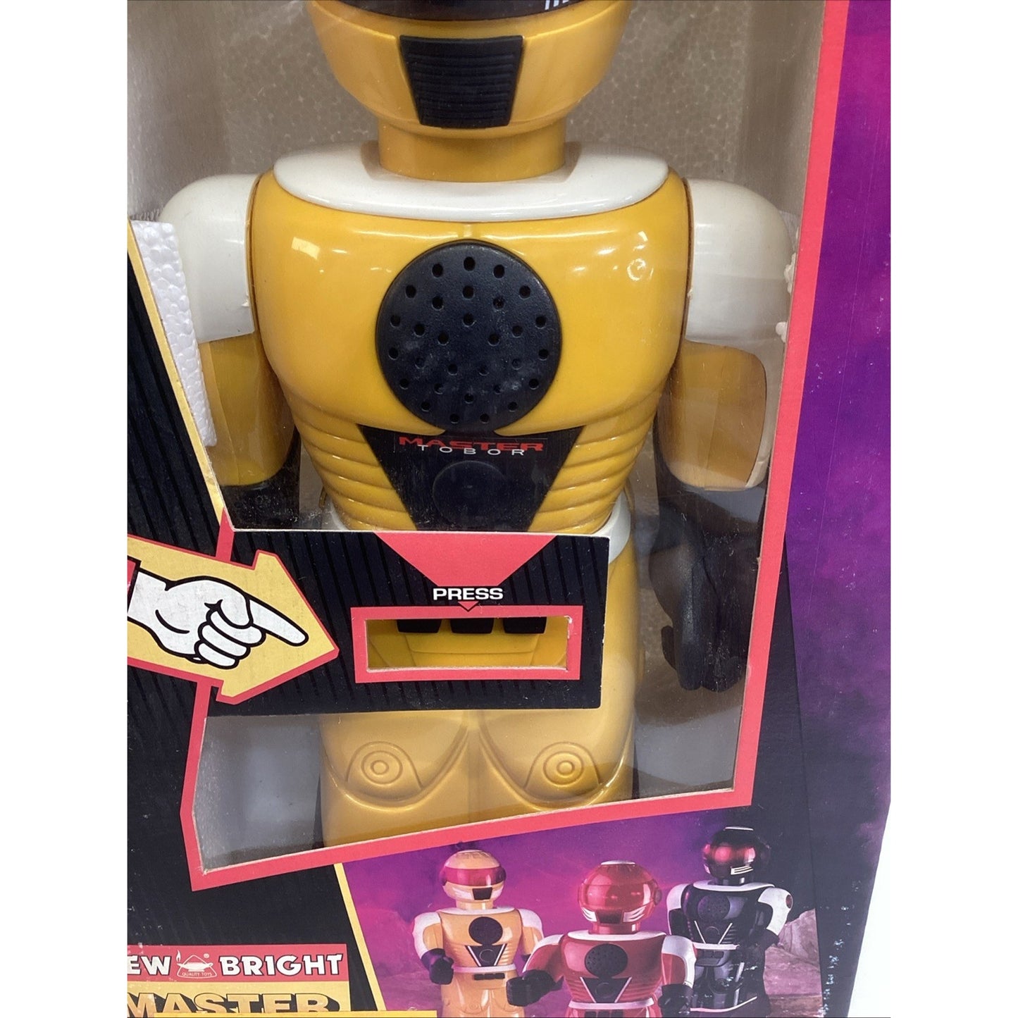 Vintage 1995 Master Tobor Robot by New Bright - NOS #156