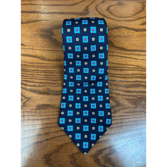 Kiton Mens Blue Necktie